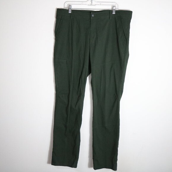 Mountain Hardwear AP Pant 38x32 Surplus Green Roll Tab Hem Double Knee Hiking